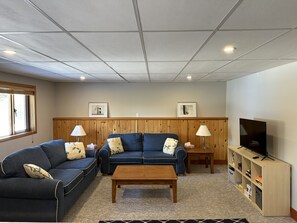 Living room with pullout sofa bed