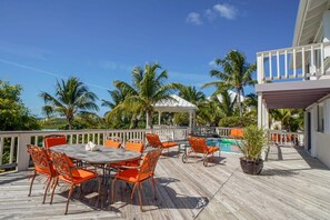 Outdoor dining table