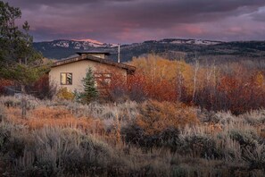 Exterior of home mountain views