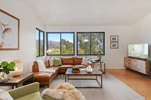Living room with TV
