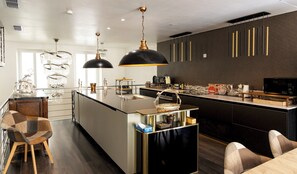 Kitchen - Large and luxurious kitchen on the second floor. Fit will all essentials plus more.