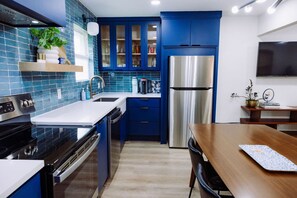 Fully equipped kitchen w/ a Keurig & a Nespresso
