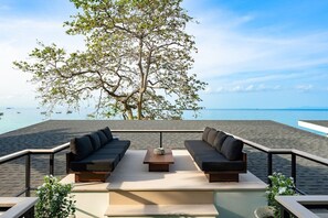Embrace the horizon – our rooftop terrace offers a breathtaking vantage point for endless ocean views, stunning sunsets, and tranquil leisure.
