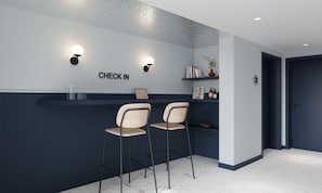 Inchecknings- och utcheckningsdisk