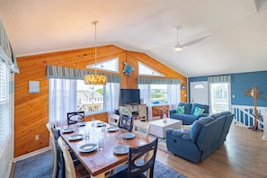 Top Level Living and Dining Area