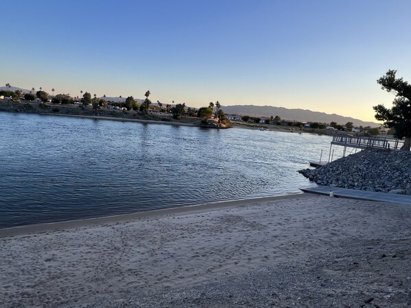 Semi Private Beach Shared with other rentals on property