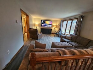 Cozy Living Room with a View