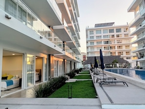 Swimming pool,Landmark view