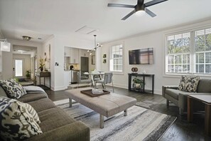 View from Living Area into Kitchen Area