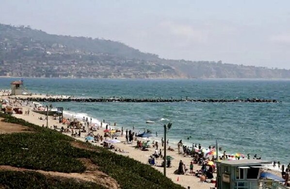 Vista a la playa o el mar