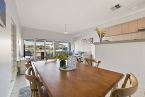 Ample dining area