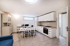 Kitchen and dining area