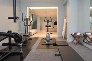 Fully-equipped gym area