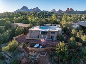 Welcome! Your luxurious Sedona retreat awaits—soak in the stunning views, unwind, and make unforgettable memories