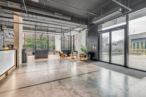 Interior entrance