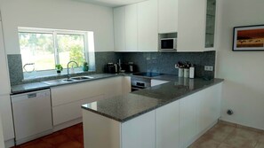The new kitchen.