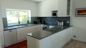 The new kitchen.