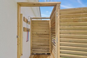 outdoor shower