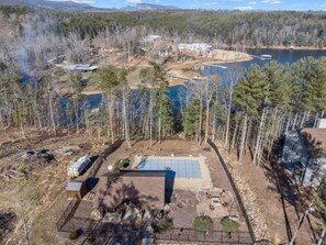 Aerial shot of Community Pool