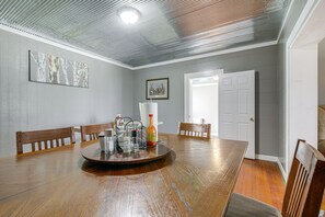 Dining Room | Dishware & Flatware Provided | 1st Floor