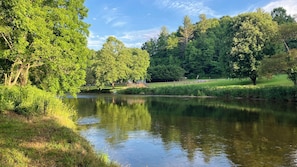 The New River  (cabin is not on the riverfront)
Great for picnics and fishing