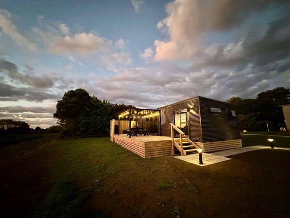 Exterior view of Kereru Cabin