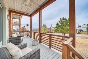Furnished Deck | Outdoor Dining Area | Fire Pit