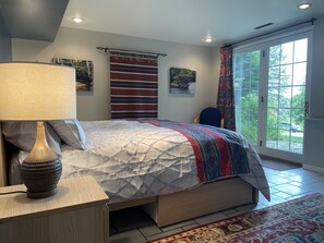 Master Bedroom with walk out patio