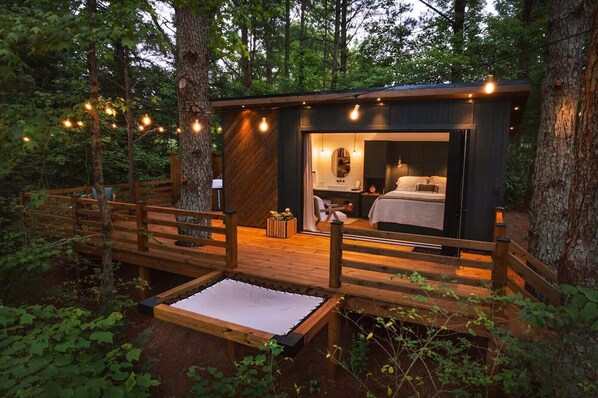 Outside deck