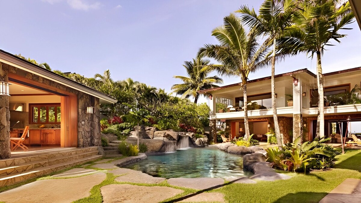 Beach front large estate