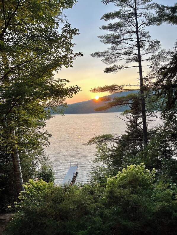 Summertime view from the deck at The Lookout
