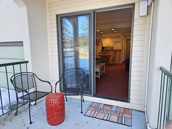 View of patio