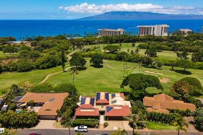 Beautifully situated in Kaanapali with a backyard that opens up to the Kaanapali Kai golf course.