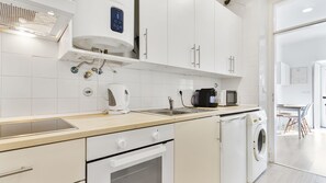 This practical and simple kitchenette is well equipped with all amenities for your meals #portugal #pt #lisbon #homemade
