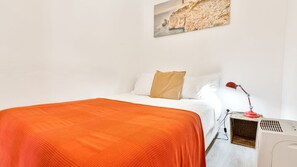 Experience tranquility in our queen-size bedroom #bright #modern #airbnb #lisbon