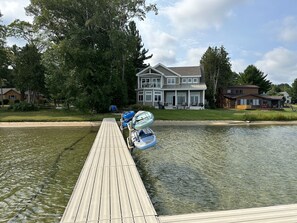 Water toys: paddle boards and kayaks