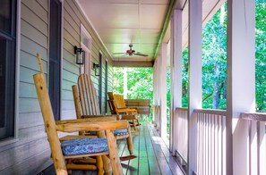 Rocking chairs in the front porch
