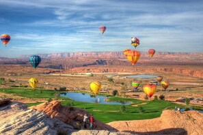 November = Balloon Regatta(view from nearby golf course)