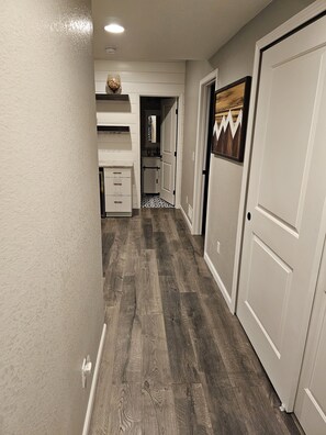 Hallway/Dry bar basement 