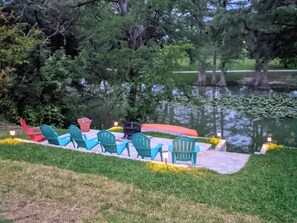 patio by the Guadalupe...doesn't get better than this!