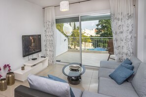 Living Room with Balcony 