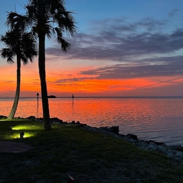 Sunset at the point.