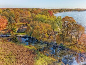 Aerial view of property