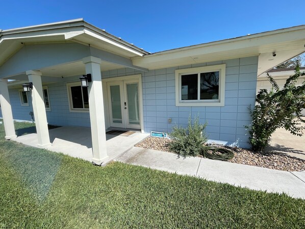Front sidewalk