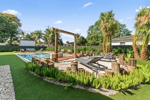 Step into a world of luxury on our beautiful patio escape. 