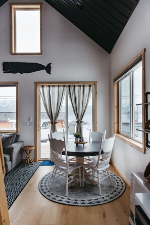 Dining Area & View of Resurrection Bay