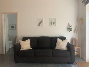 Bedroom with lounge area