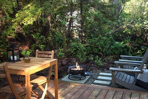 Private backyard