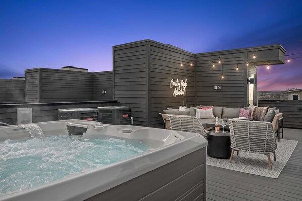 Ultimate Rooftop Retreat with Hot Tub