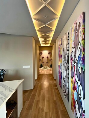 High Ceiling Hallway